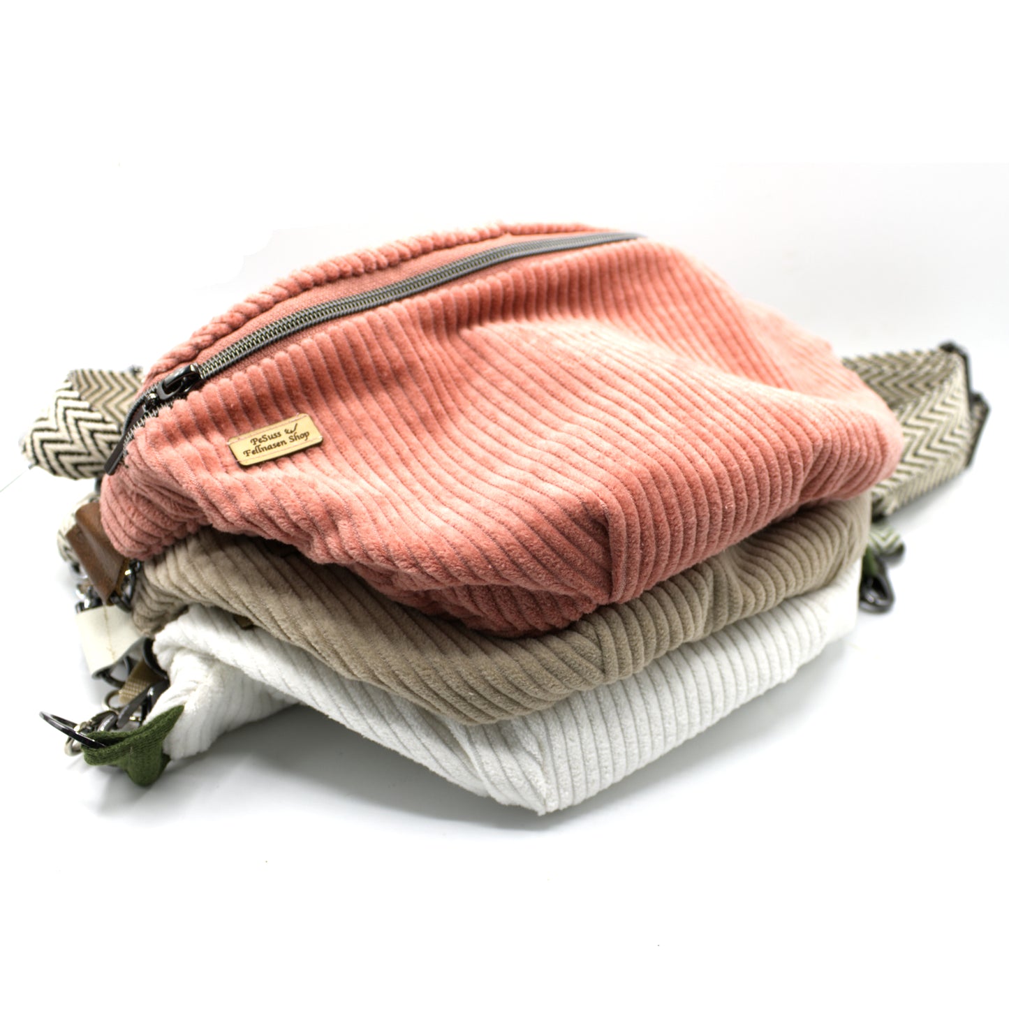 Bauchtasche, Crossbag, Altrosa