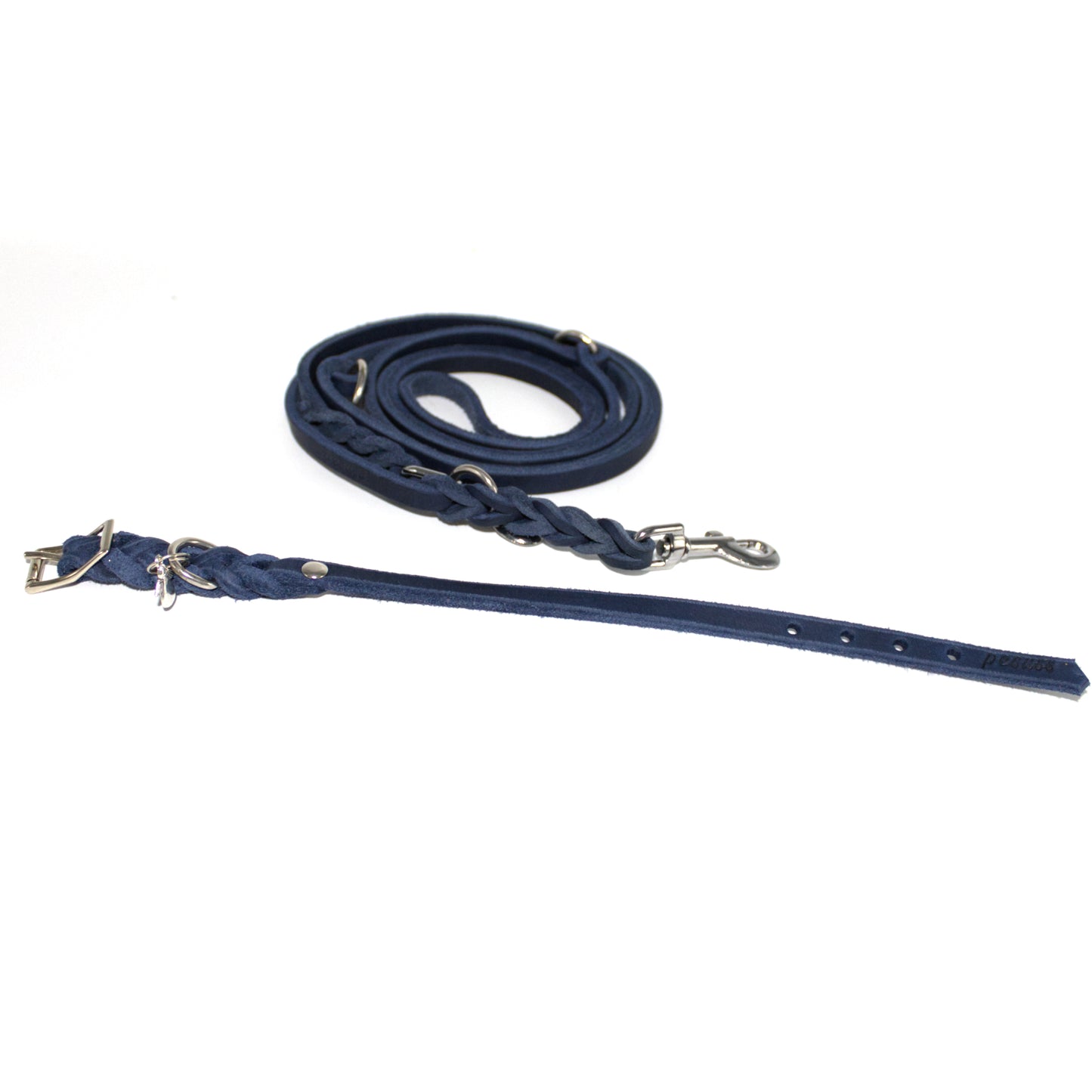 Set oder Halsband Blau