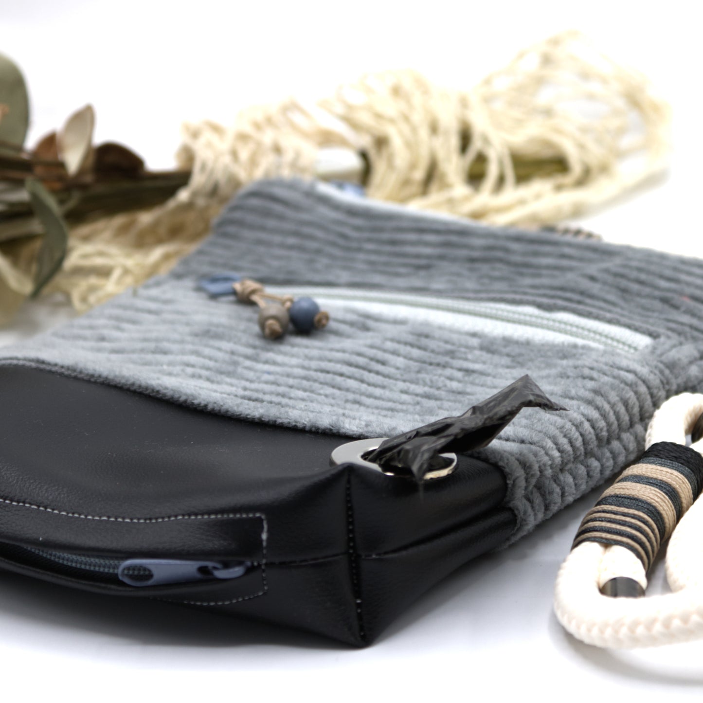 Gassi Bag Grau/Schwarz