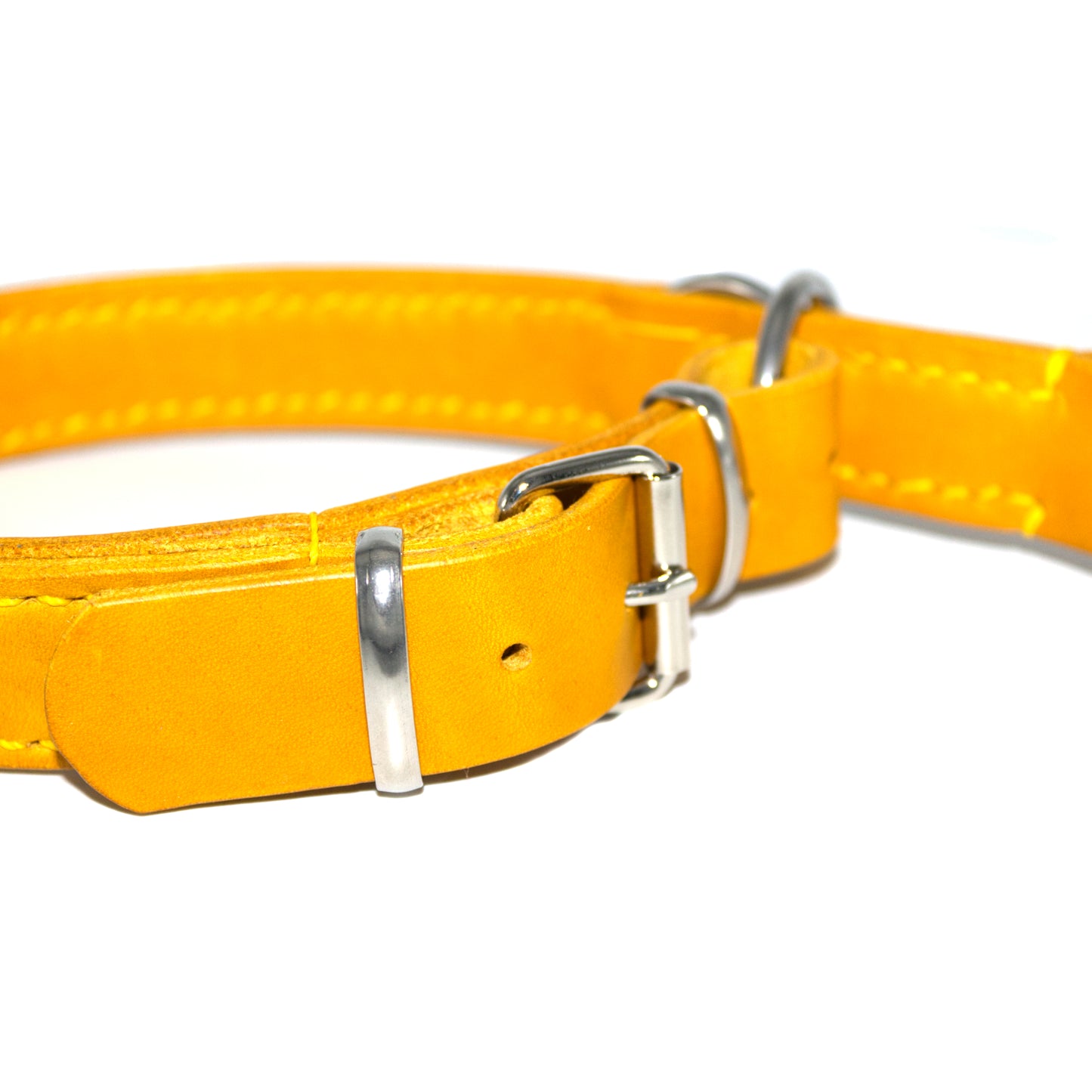 Zugstopp Halsband Solid, verstellbar, Maisgelb