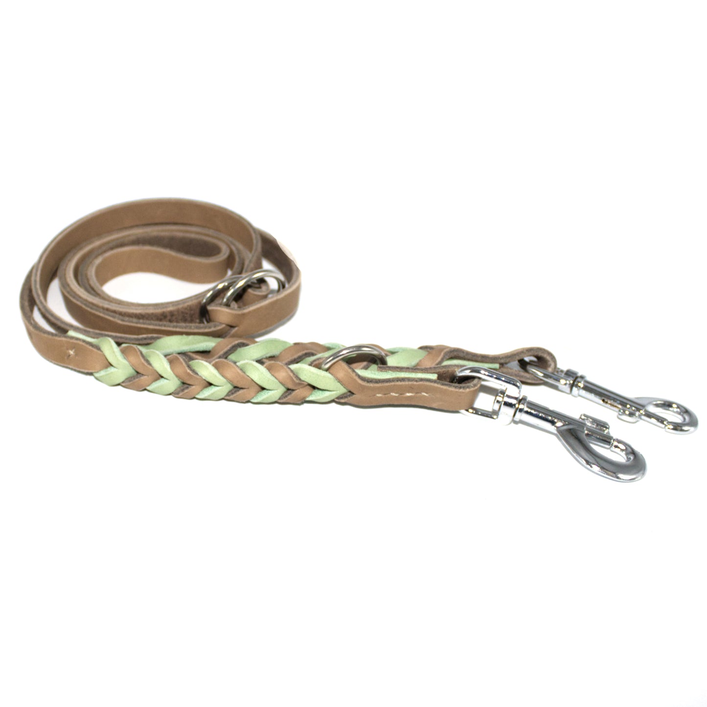 Leine 3 Fach verstellbar, zweifarbig, 2,20m