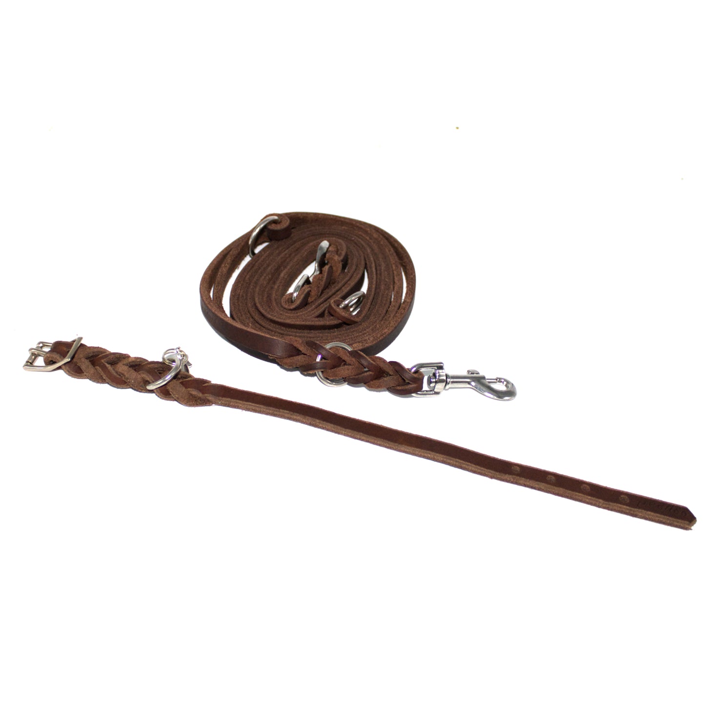 Set oder Halsband Braun
