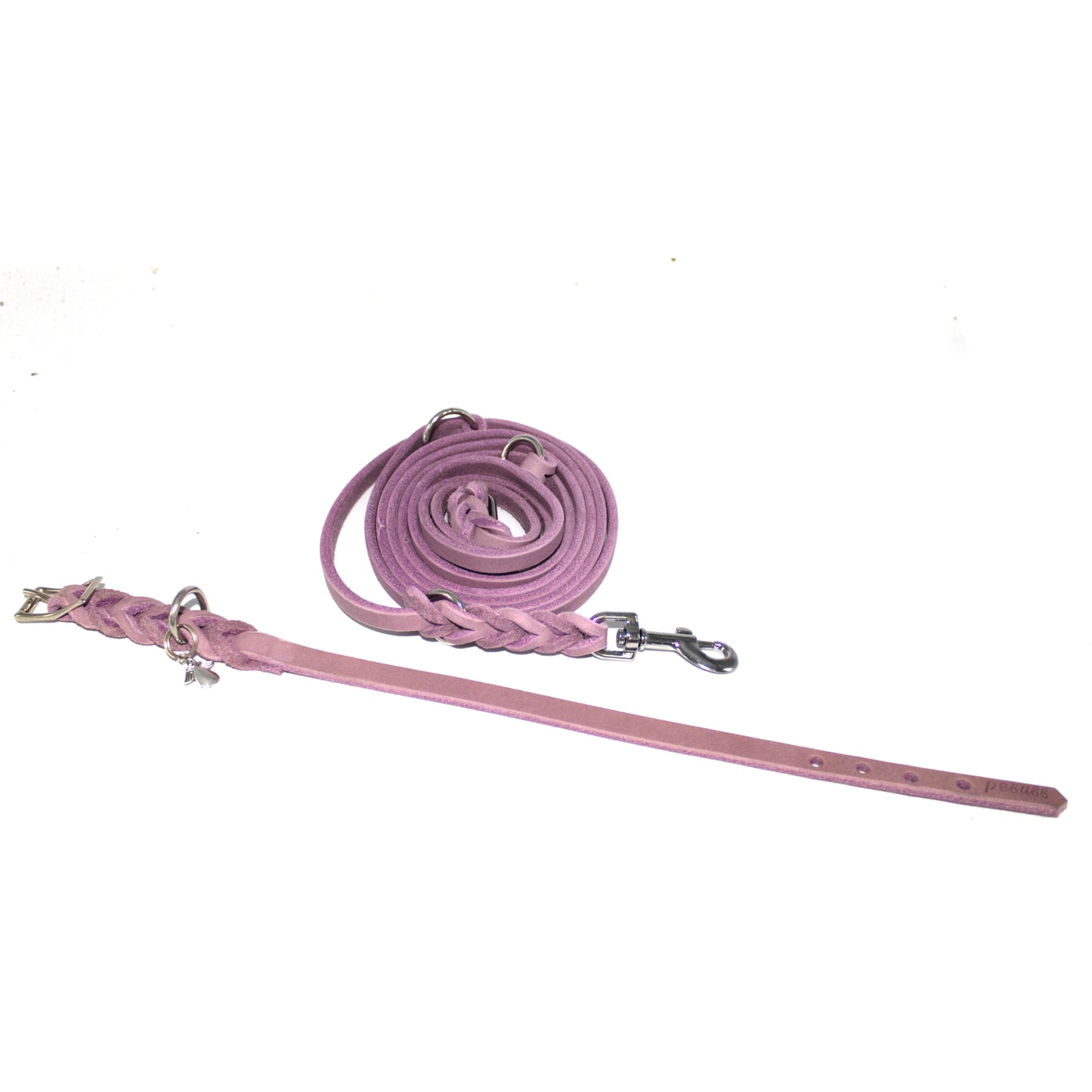 Set oder Halsband Flieder