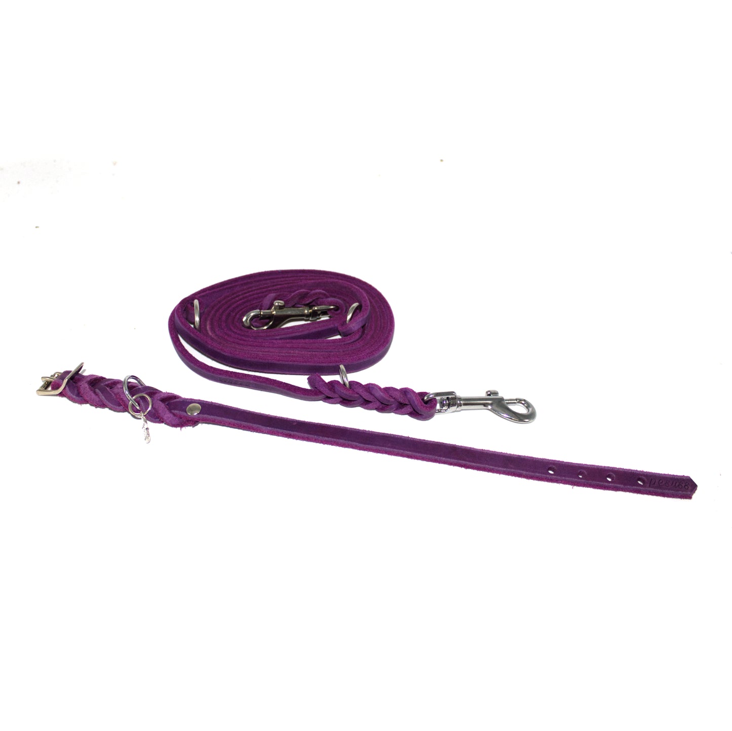 Set oder Halsband Violett