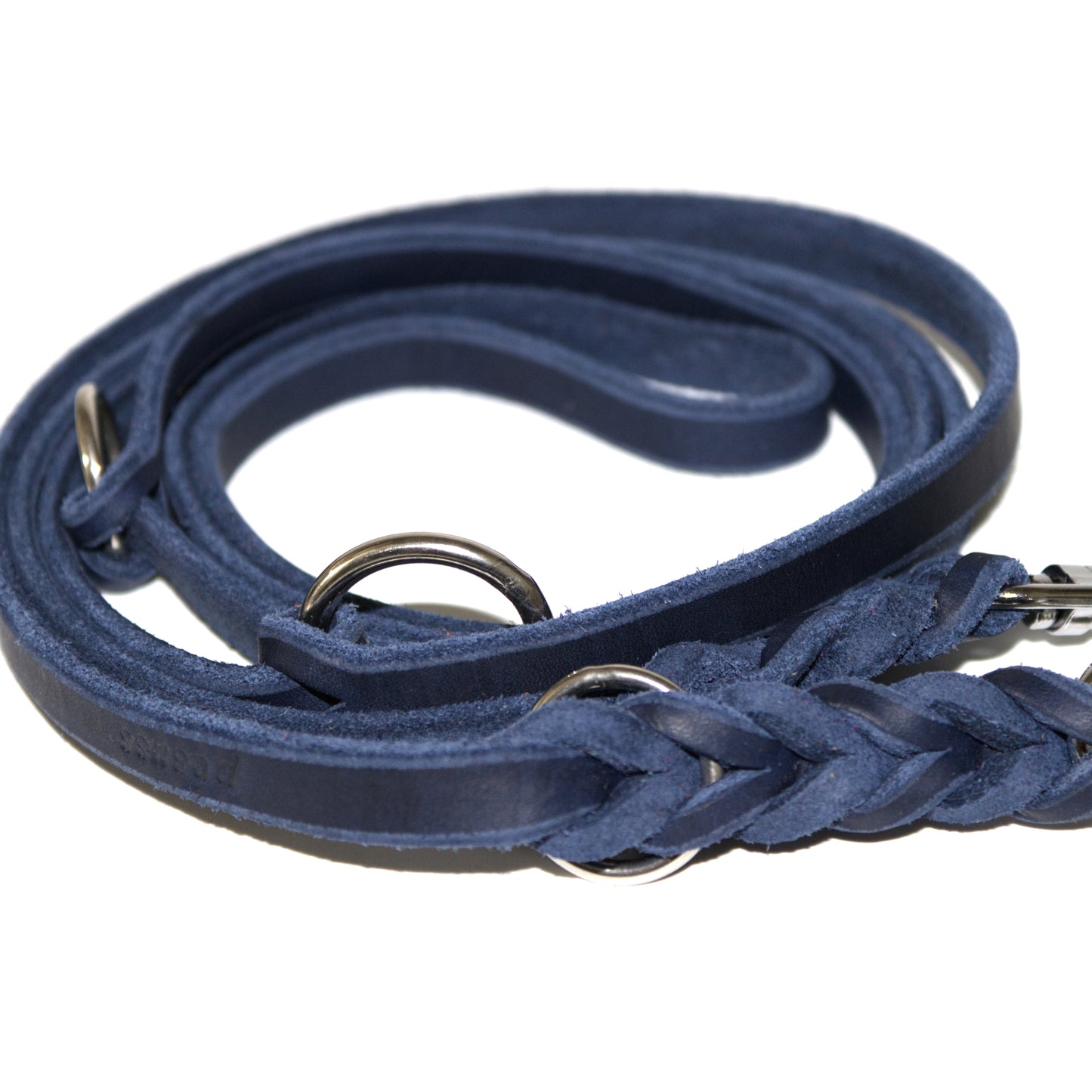 Leine 3 Fach verstellbar, Blau
