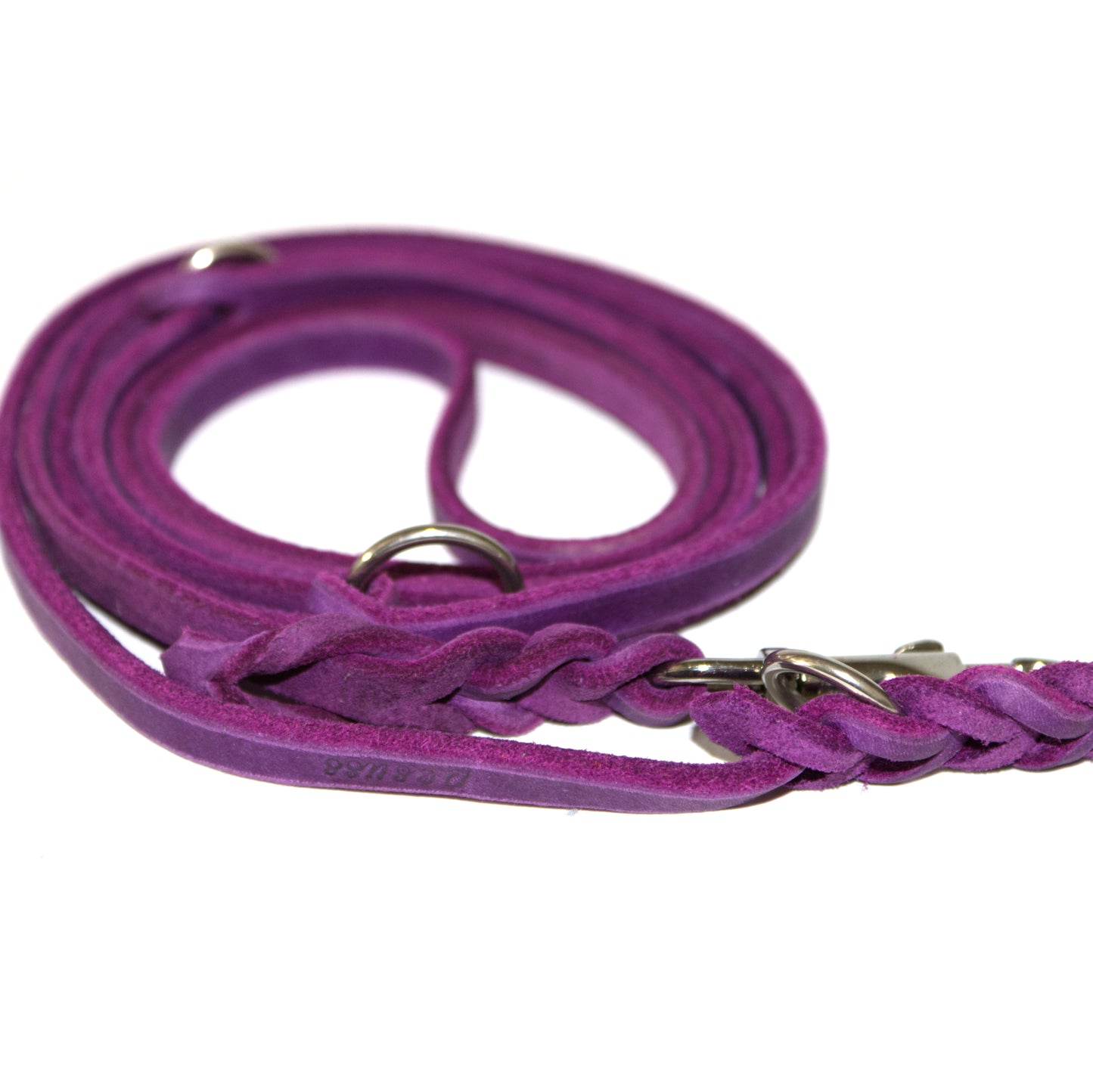 Leine 3 Fach verstellbar, Violett