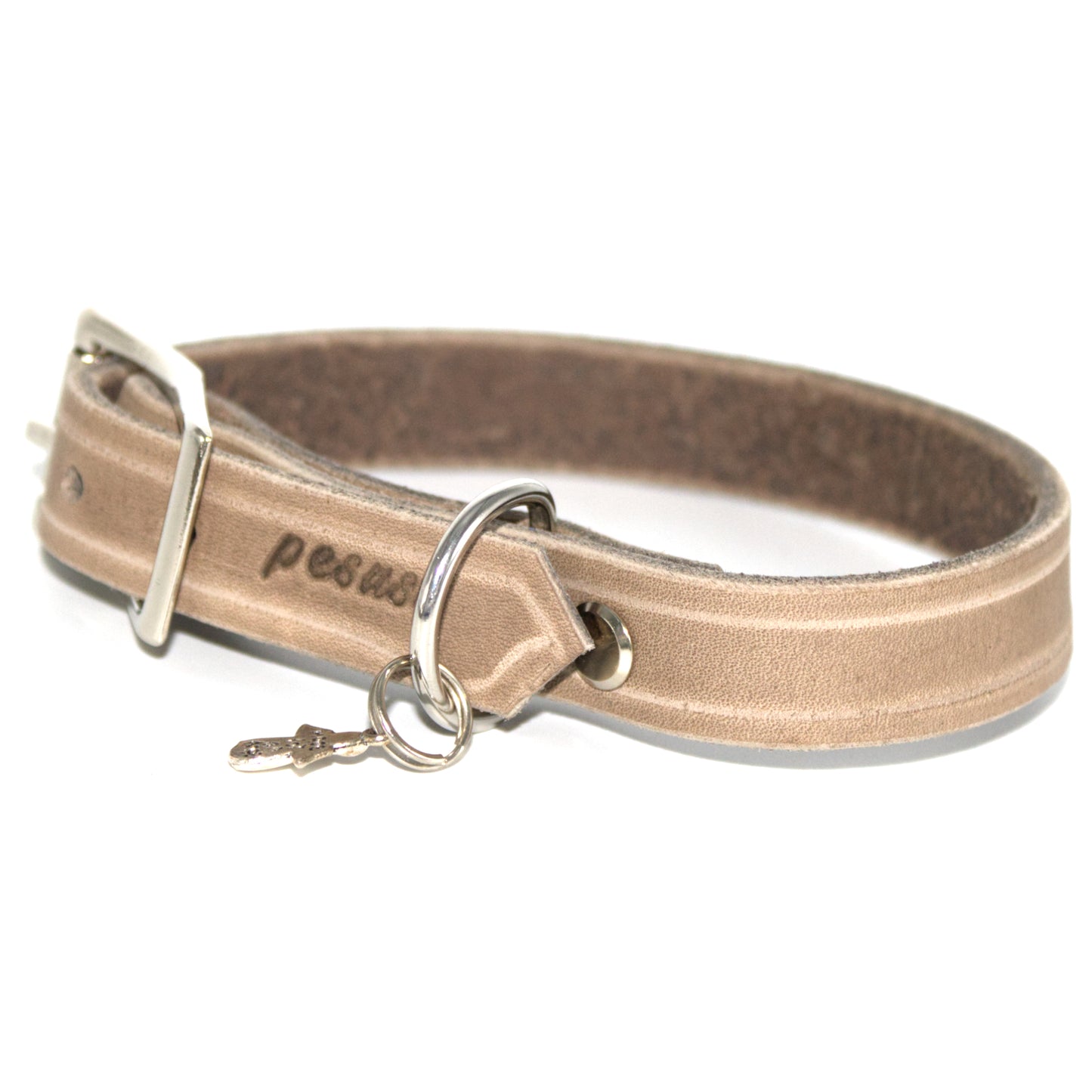 Set oder Halsband Taupe