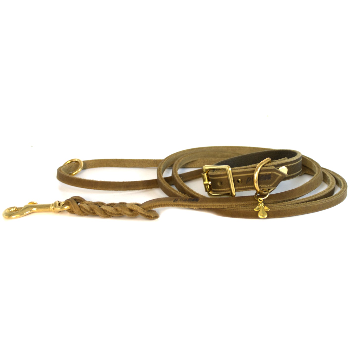 Set oder Halsband Oliv