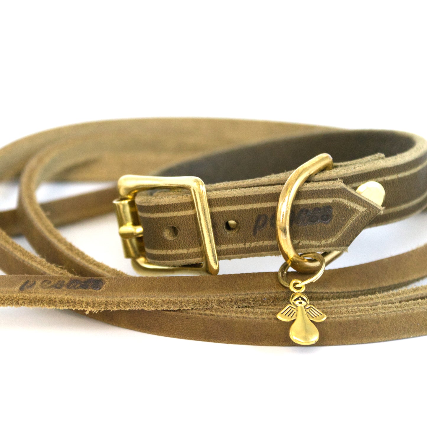 Set oder Halsband Oliv