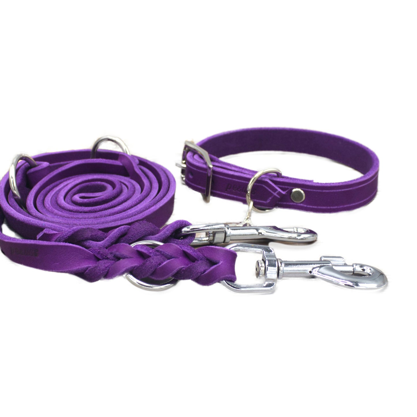 Set oder Halsband Violett