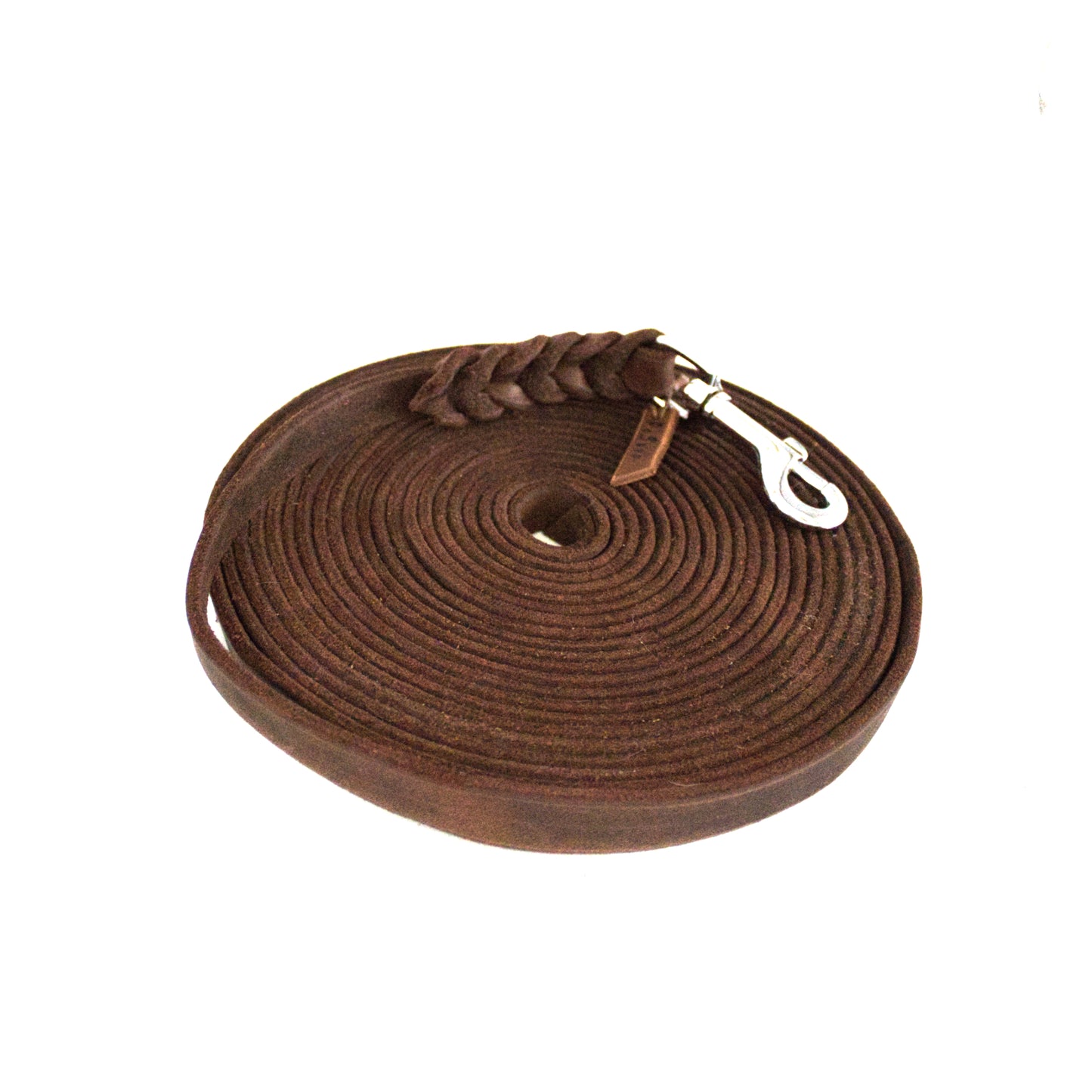 10m Fettleder Schleppleine, Fährtenleine, Mantrailing