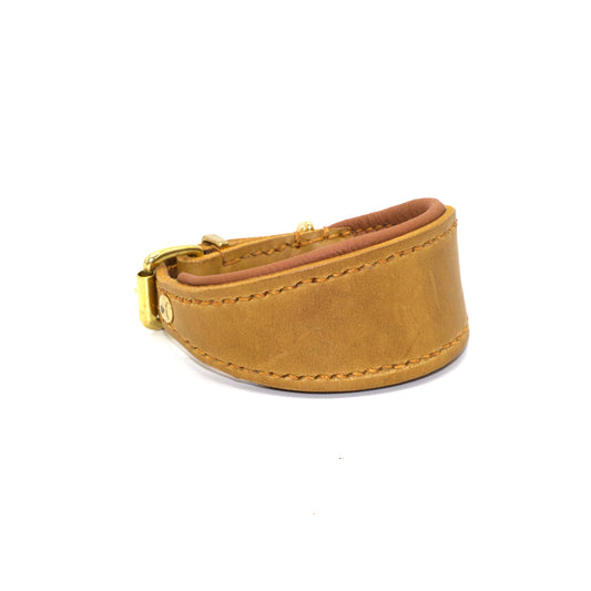 Windhundhalsband  Cognac / Cognac