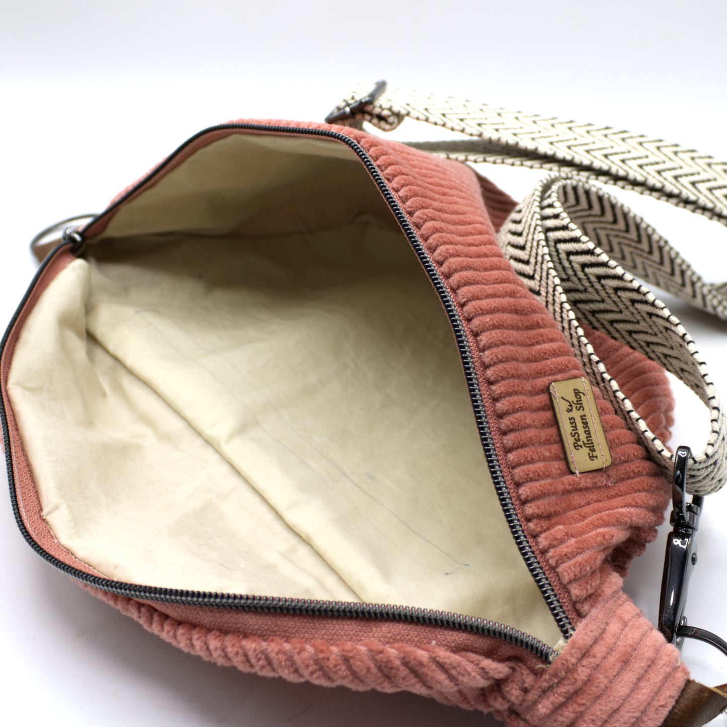 Bauchtasche, Crossbag, Altrosa