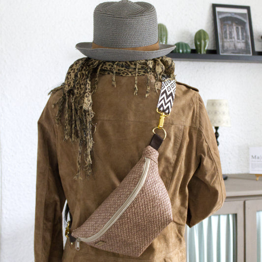 Bodybag, Crossbag Beige