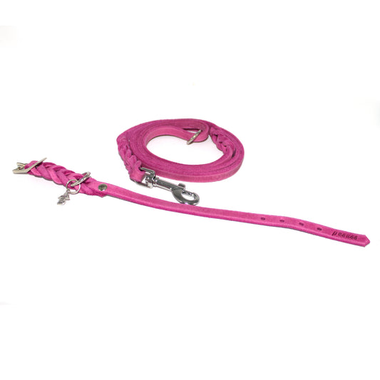 Set oder Halsband Pink