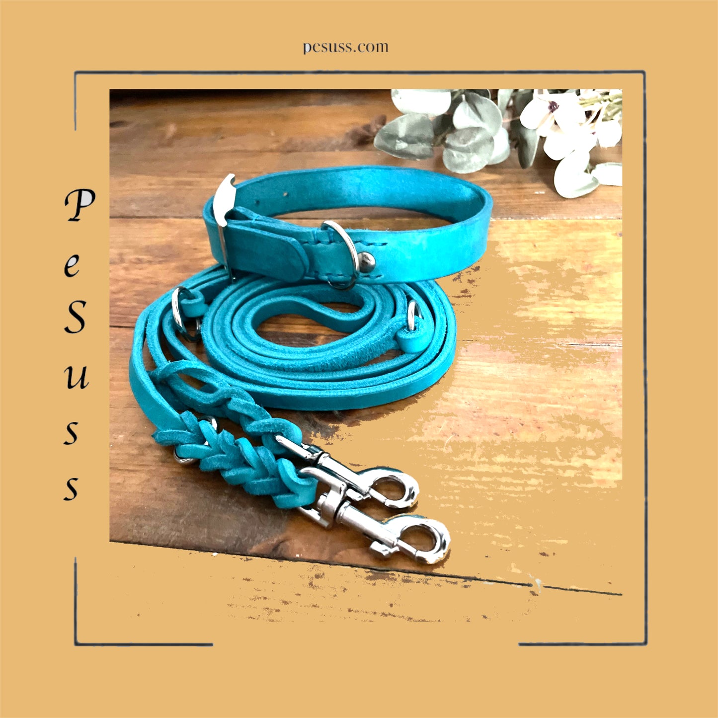 Halsband Memphis Türkis