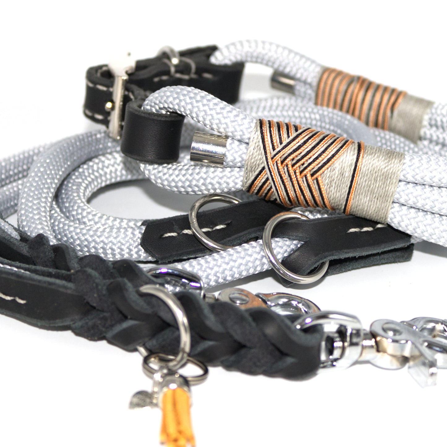 Set Shiny Silver & Black
