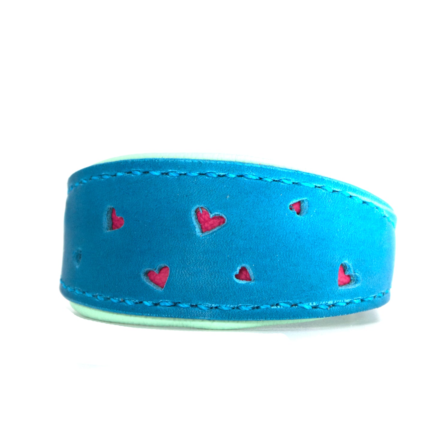 Windhundhalsband Casey Türkis/ Mint