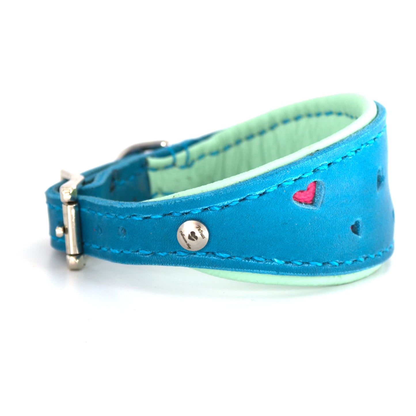 Windhundhalsband Casey Türkis/ Mint