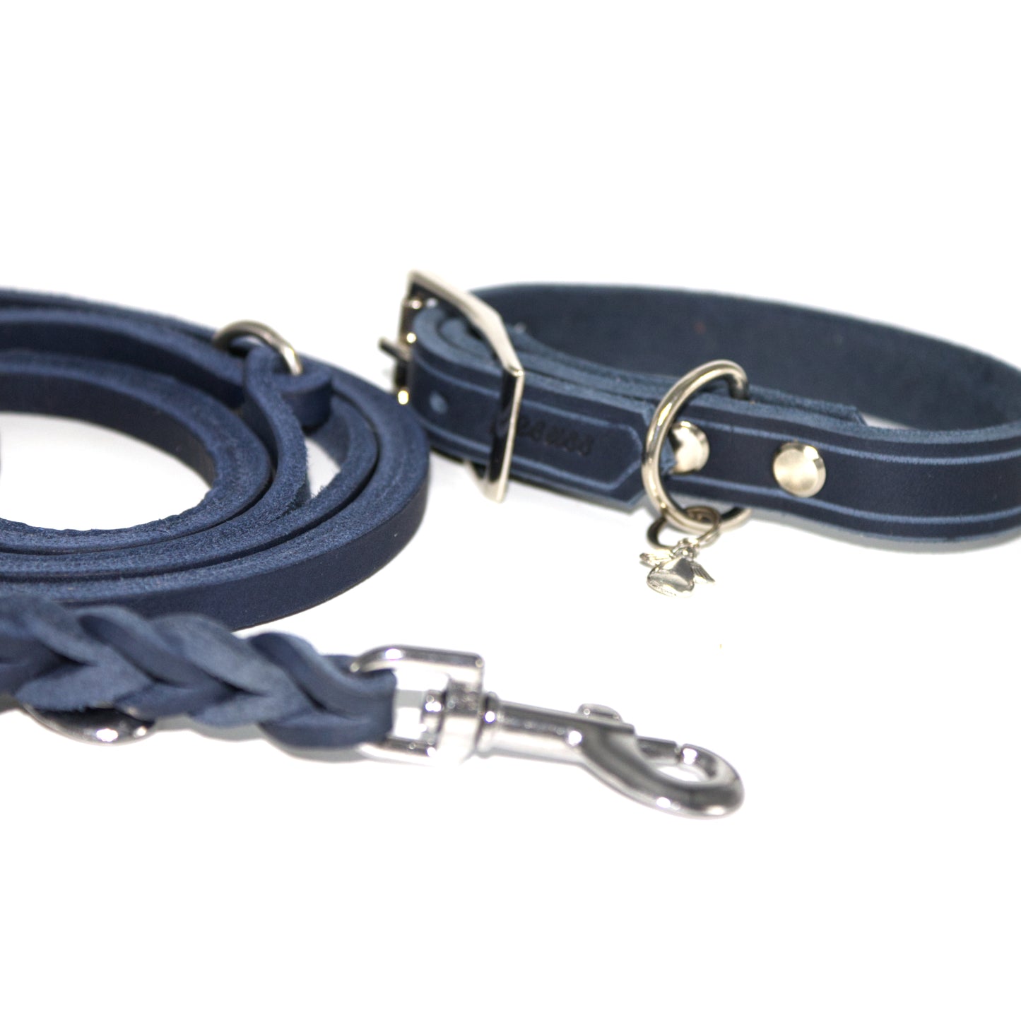 Set oder Halsband Blau