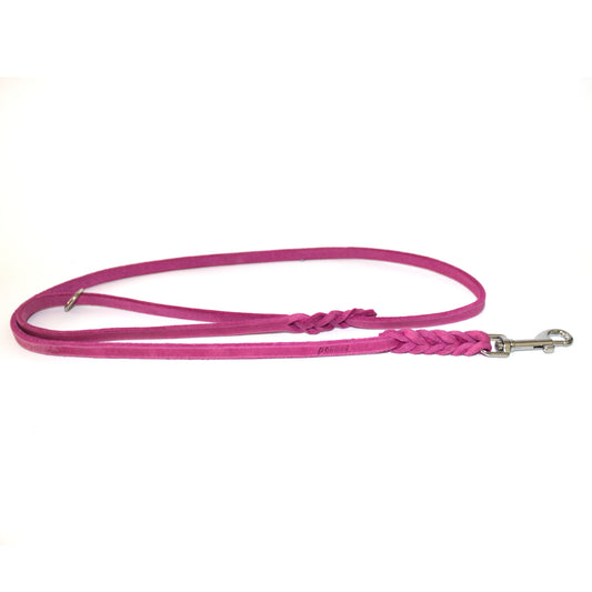 Stadtleine mit Schlaufe & Ring, Pink