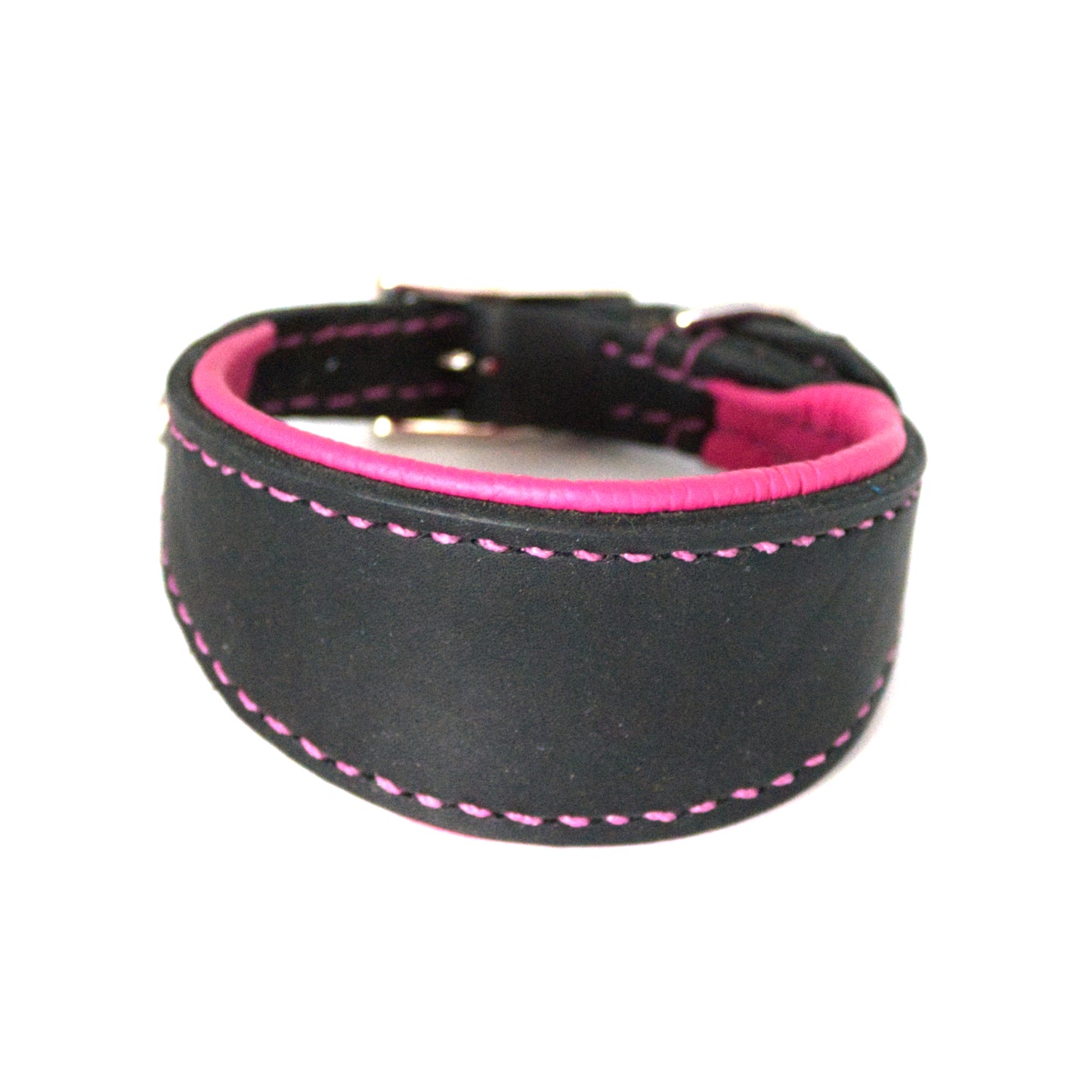 Windhundhalsband Winston Schwarz /Pink