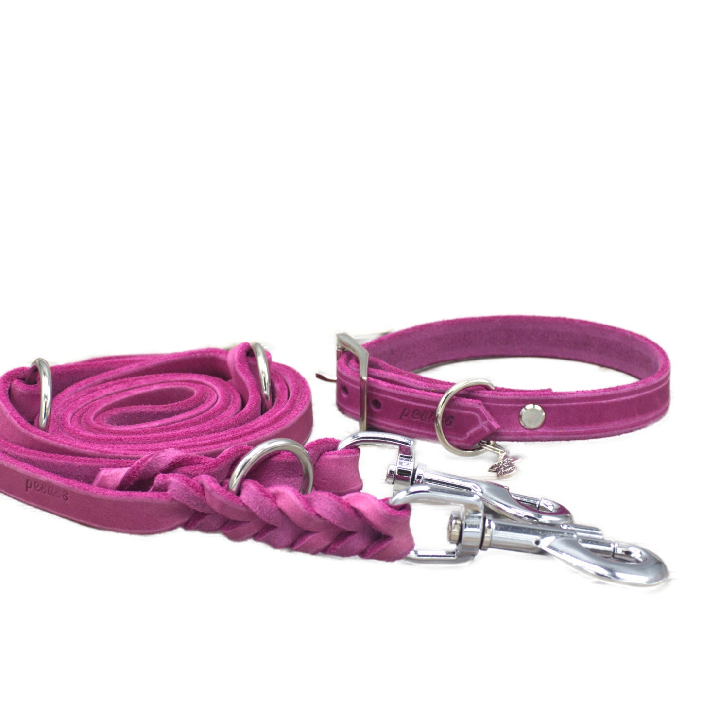 Set oder Halsband Pink