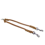 Fettleder Koppel mit Wirbel